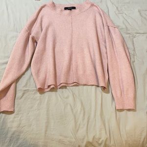 Forever 21 pink long sleeve sweater size M